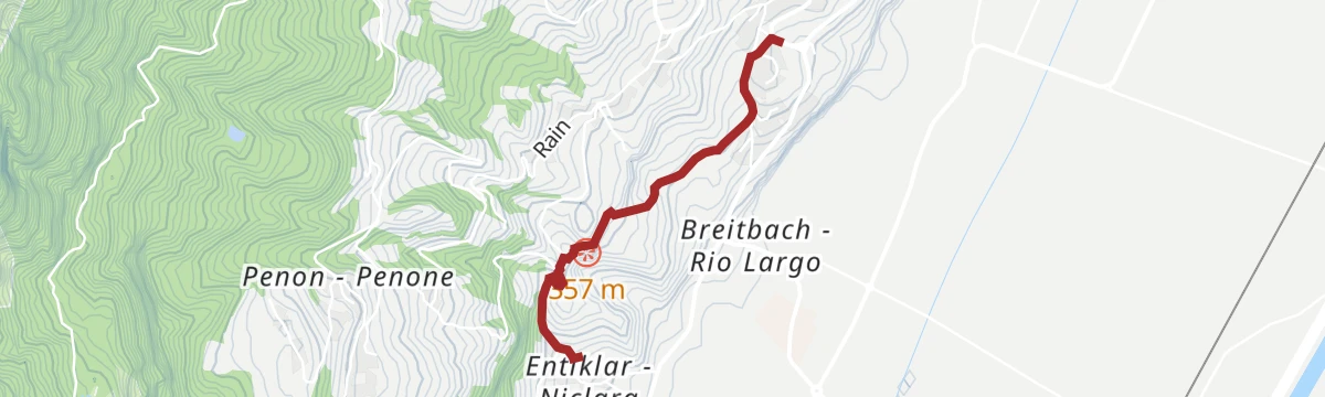 Route map: Percorso eno